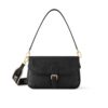 Louis Vuitton Diane Monogram Empreinte Shoulder Bag Black 24Cm M46386
