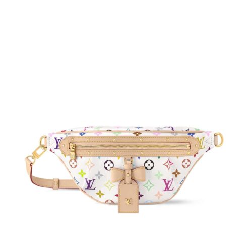 Louis Vuitton X Takashi Murakami High Rise Monogram Canvas Bumbag White Multicolored 38cm M13660