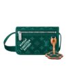 Louis Vuitton Bosphore Wearable Wallet Monogram Heritage Canvas Crossbody Bag Green 18cm M12637