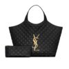 Saint Laurent Icare Maxi Quilted Shoulder Bag Black 50cm 698651AAANG1000