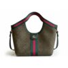 Gucci Giglio Small Suede Tote Bag Dark Green 25Cm