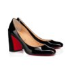 Christian Louboutin Miss Sab Patent Leather Pumps Black 3210568BK01