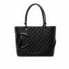 Chanel Cambon Line Large Smooth Leather Tote Bag Black 41cm A25169