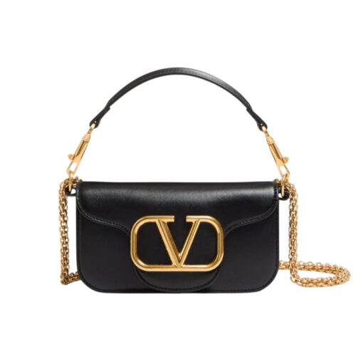 Valentino Garavani Locó Small Shoulder Bag In Black 20cm 7W2B0K53ZXL 0NO