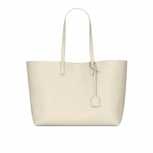 Saint Laurent Shopping Saint Laurent Large Leather Tote Bag Beige 37Cm 600281CSV0J2721
