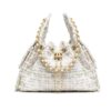 Chanel 25 Small Tweed Handbags Khaki 26cm AS5293 B21178 NR774