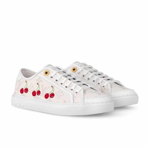 Louis Vuitton X Takashi Murakami Lagoon Monogram Canvas Sneaker White 1Ahkyo