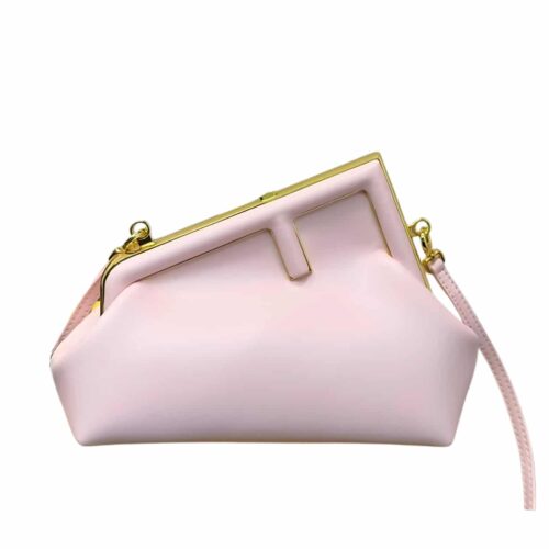 Fendi First Small Leather Clutch Pink 23Cm 8Bp129Abvef1Ba9