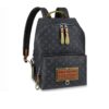 Louis Vuitton Discovery Monogram Eclipse Canvas Backpack Black 37Cm