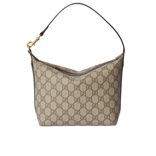 Gucci Ophidia Mini GG Supreme Canvas Shoulder Bag Beige Ebony 20Cm 795170 96IWG 8745