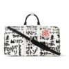 Louis Vuitton Keepall Bandoulière 50 Graffiti Canvas Travel Bags White 50cm N40804