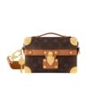Louis Vuitton Soul Trunk Monogram Canvas Crossbody Bag Brown 19Cm M11535