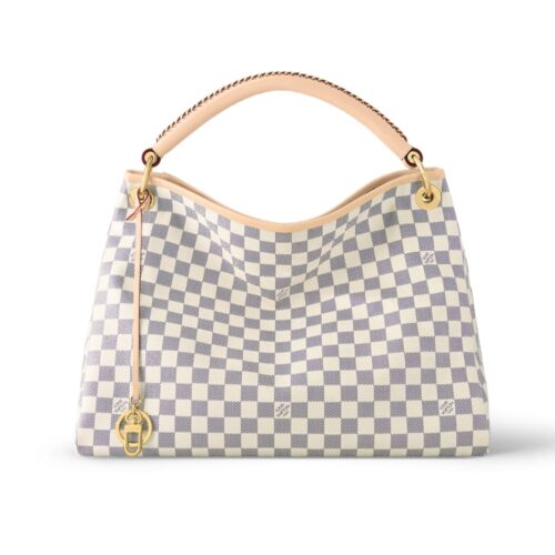 Louis Vuitton Artsy MM Damier Azur Hobo Bag Cream 41Cm N40253