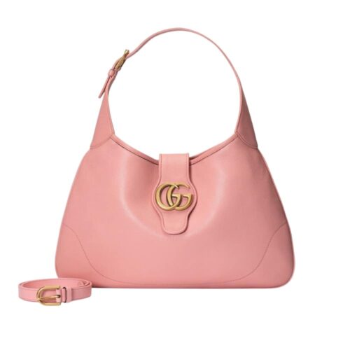 Gucci Aphrodite Medium Leather Shoulder Bag Light Pink ‎39Cm 726274 Aaa9F 5815