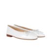 Chanel Ballerina Flat Smooth Leather White