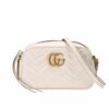 Gucci GG Marmont Small Matelasse Leather Shoulder Bag White 24cm 447632 DTD1T 9022