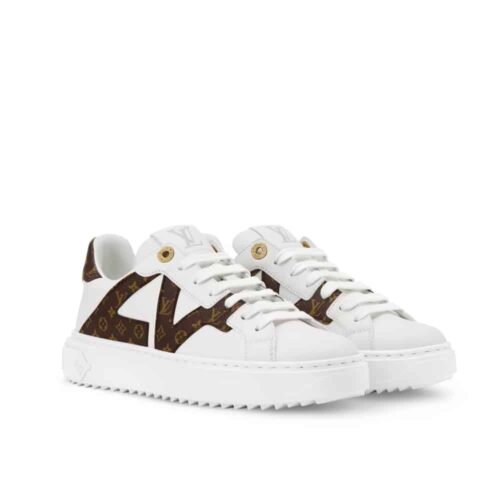 Louis Vuitton Time Out Leather Sneaker White 1aieff