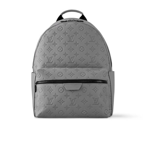 Louis Vuitton Discovery Backpack Monogram Shadow Anthracite Gray 38Cm M46557