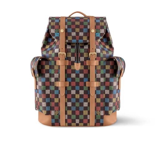 Louis Vuitton Christopher MM Damier Ebene Backpack Multicolor 44Cm N00163