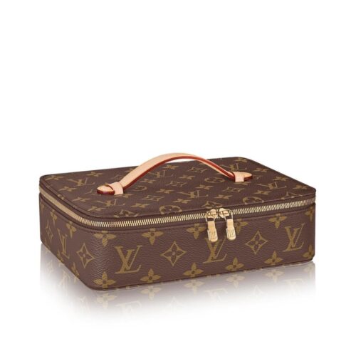 Louis Vuitton Nice Jewelry Vanity Case Brown 24Cm M43449