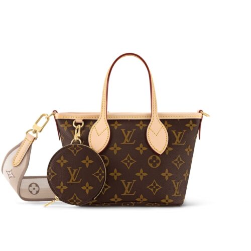 Louis Vuitton Neverfull BB Monogram Canvas Handle Bag Beige 24Cm M46705