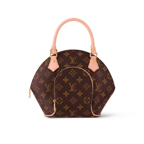 Louis Vuitton Ellipse PM Monogram Canvas Handle Bag Brown 28Cm M46196