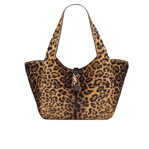 Saint Laurent Le 5 À 7 Bea In Pony Hair Leather Shoulder Bag Leopard 31Cm 763435Aad0N2063