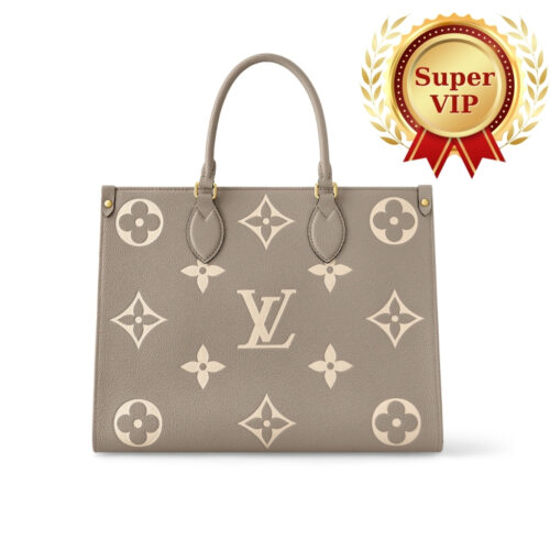 [Super Vip 1:1] Louis Vuitton Onthego MM Tourterelle Grey 35Cm M45494
