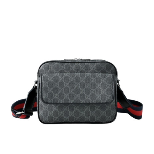 Gucci GG Black Small Crossbody Bag Black Supreme Canvas 23cm 795479 FADJA 1042