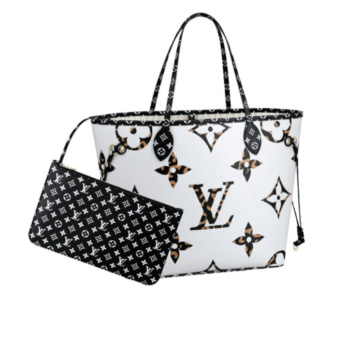 Louis Vuitton Neverfull Mm Giant Jungle Ivory 31Cm M44716