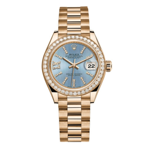 Rolex Lady Datejust 31 Oyster Blue Dial Gold 31mm 279138RBR 0008