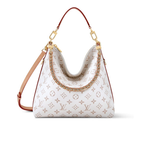 Louis Vuitton Multipass Medium Grained Leather Hobo Bag Dune 28cm M2A078