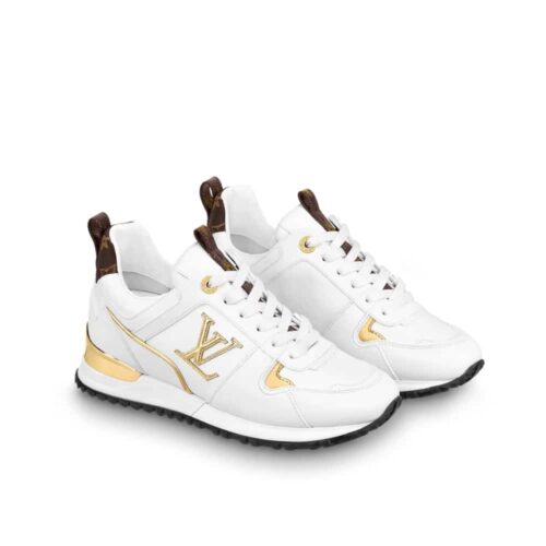 Louis Vuitton Neo Run Away Leather Sneaker White 1AAP3L