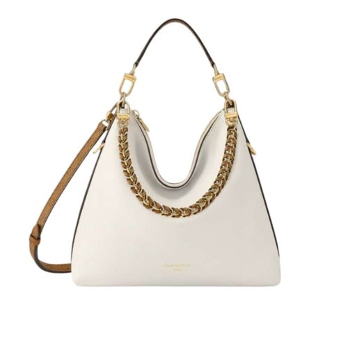Louis Vuitton Multipass Medium Grained Leather Shoulder Bag Vanille 30cm M29094