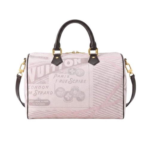 Louis Vuitton Speedy Soft 30 Animation Top Handle Bag Pink 30cm M28750