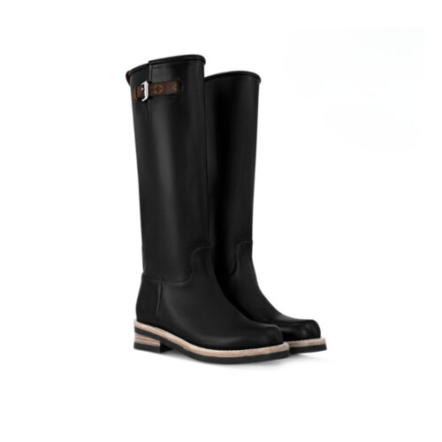 Louis Vuitton LV Biker High Boot Black 1AGM85
