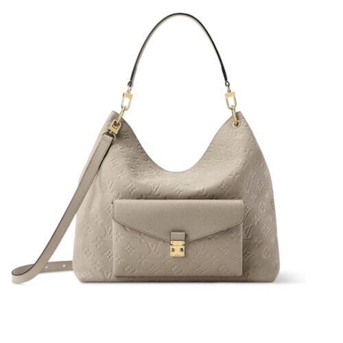 Louis Vuitton Hobo Métis Medium Monogram Empreinte Hobo Bag Tourterelle 35cm M27937