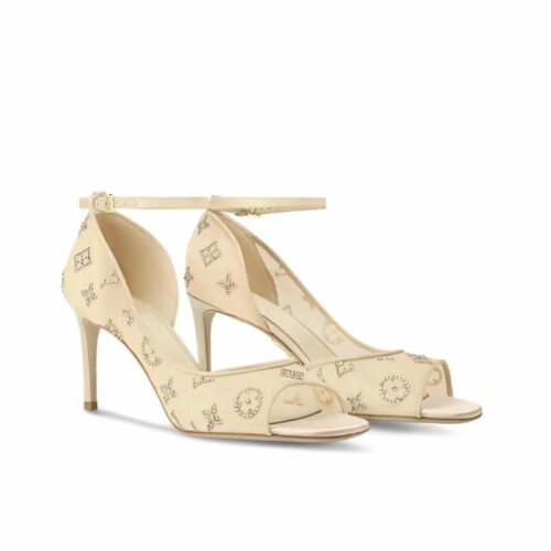 Louis Vuitton Gala Mesh Sandal Nude 1AJPR5