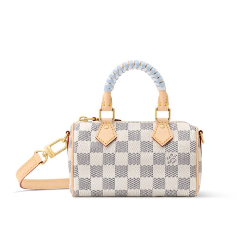 Louis Vuitton Nano Speedy Damier Azur Olympus Blue 16Cm N40918