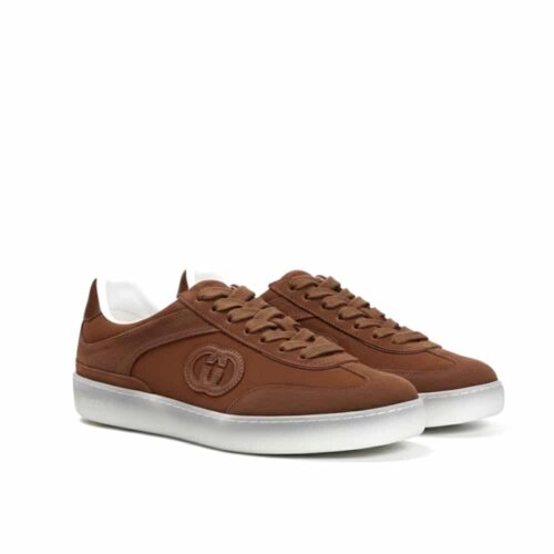Gucci Men G75 Suede Sneaker Brown 845147 AAFGP 2361
