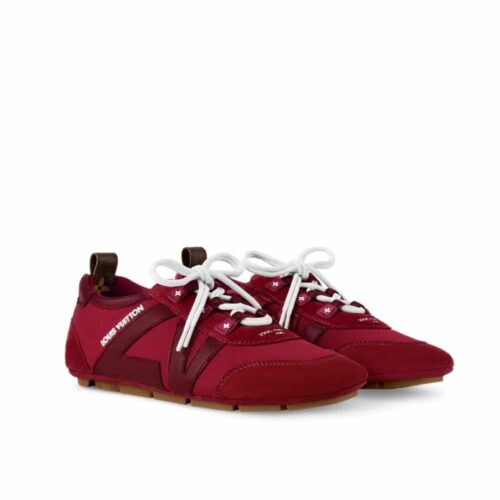Louis Vuitton Nylon Sneakerina Bordeaux Red 1AIVJI