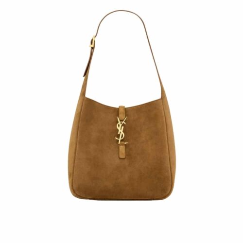 Saint Laurent Le 5 À 7 Supple Small In Suede Shoulder Bag Caramel Cognac 24Cm 8505331U80W2916