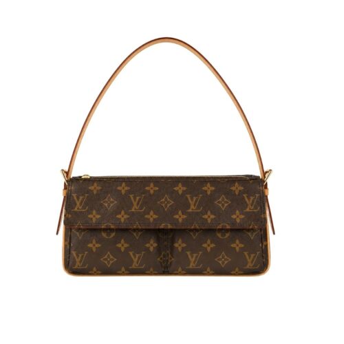 Louis Vuitton Vivacité Monogram Canvas Handle Bag Brown 25Cm M46999