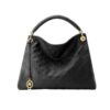 Louis Vuitton Artsy MM Monogram Empreinte Hobo Bag Black 41cm M41066
