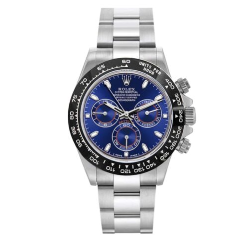 Rolex Cosmograph Daytona Oyster Oystersteel White Gold And Dark Blue 40Mm