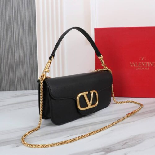 Alternative view of Valentino Locò Shoulder Bag In Black 28cm 1W2B0K30ZXL0NO