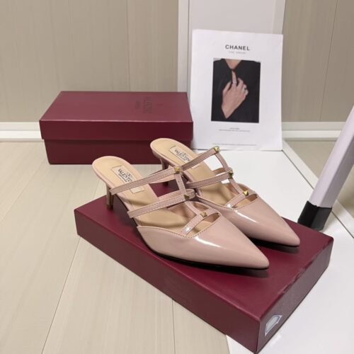 Alternative view of Valentino Garavani Rockstud Wispy Mule 60mm In Beige 4W0S0JB1ACT GF9