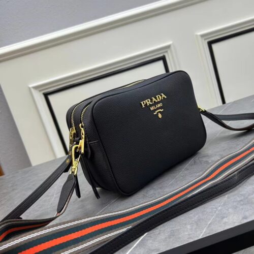 Alternative view of Prada Grained Leather Shoulder Bag 23Cm