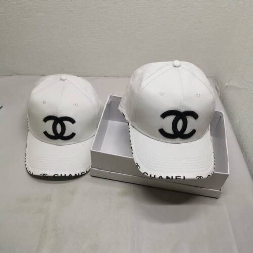 Alternative view of Chanel Cc Cotton Baseball Cap White