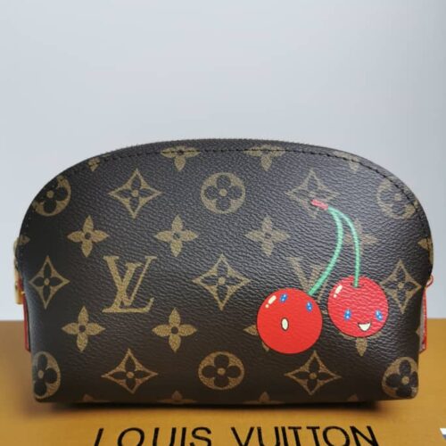 Alternative view of Louis Vuitton X Takashi Murakami Cosmetic Pouch Pm Monogram Brown 17Cm M13766